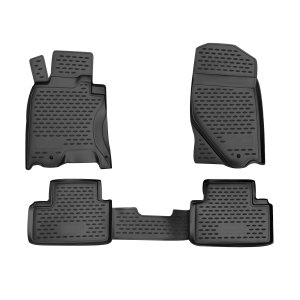 INFINITI G35X Floor Mats - Omac - Rubber TPE - Black - '07-'08